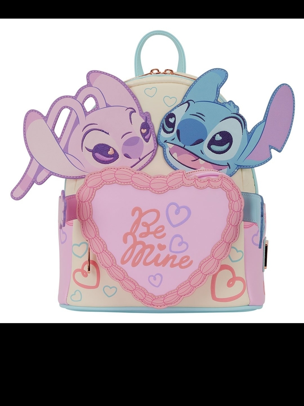 LOUNGEFLY Stitch 'Be Mine' Mini Backpack - Arms Move BNWT